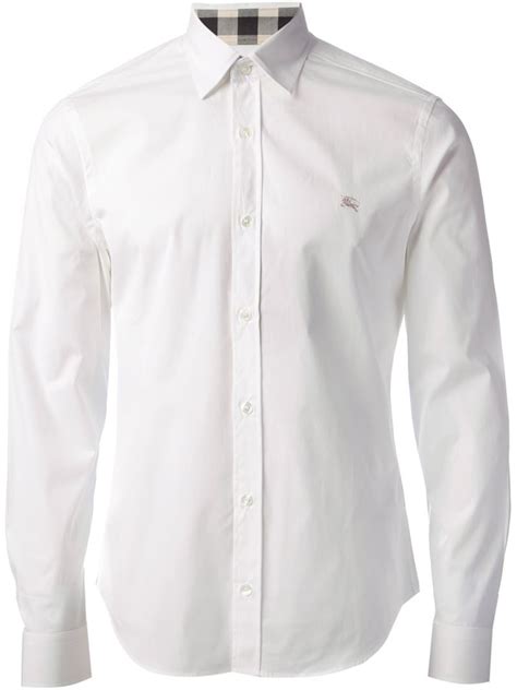 men's white burberry|Burberry men's shirts clearance.